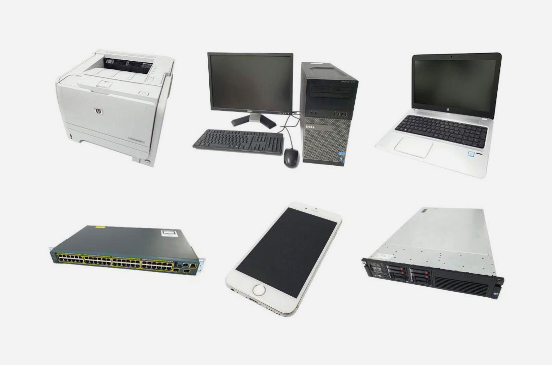 All Types of IT Equipment Recycled